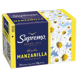 [CAF533] TE DE MANZANILLA SUPREMO C/20
