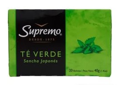 [CAF657] TE SUPREMO VERDE SENCHA JAPONES C/20