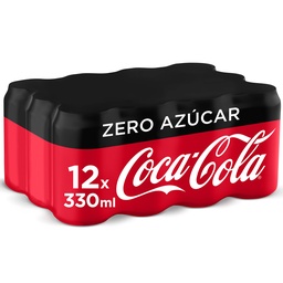 [CAF670] COCA COLA ZERO LATA PAQ/12