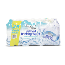[CAF672] AGUA PURA GREAT VALUE 500 ML PAQ/35