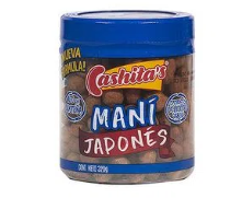 [CAF813] MANI JAPONES CASHITAS BOTE 320 GMS