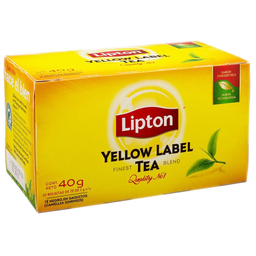 [CAF83] TE LIPTON NATURAL (NEGRO-YELLOW LABEL) CAJA/20