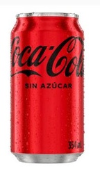 [CAF849] COCA COLA ZERO LATA  354ML (PAQ/30)