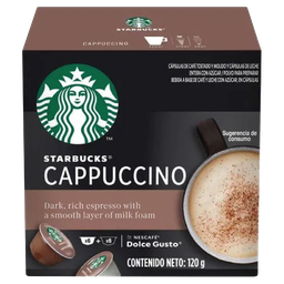 [CAF882] STARBUCKS DOLCE GUSTO CAPUCCINO C/12 
