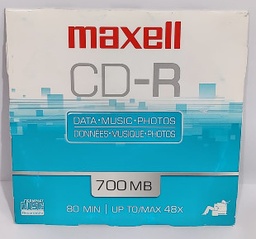 [COM418] CD-R MAXELL C/CAJA PLASTICA