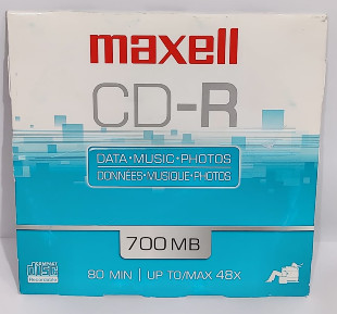 [COM418] CD-R MAXELL C/CAJA PLASTICA