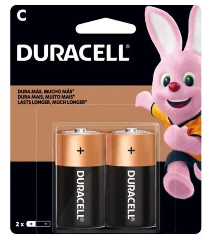 [COM456] BATERIA SIZE C DURACELL BLISTER/2