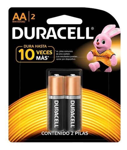 [COM471] BATERIAS ALCALINAS AA DURACELL BLISTER/2