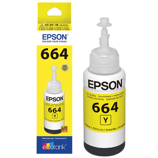[COM763] TINTA EPSON L380-L220-L210  / T664420 YELOW