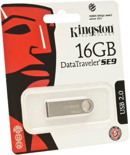 [COM845] MEMORIAS USB 16 GB KINGSTON METÁLICAS