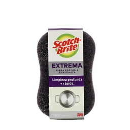 [LIM760] ESPONJA SCOTCH LIMPIEZA PROFUNDA (NEGRA)