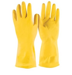 [LIM809] GUANTE DE LATEX DOMESTICO AMARILLO PRETUL TALLA M (23260)