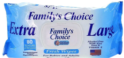 [LIM815] TOALLITAS FAMILY CHOICE PAQUETE 80/T