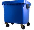 [LIM832] DEPOSITO BASURERO GIGANTE AZUL DE 1100 LTS (290 GL)