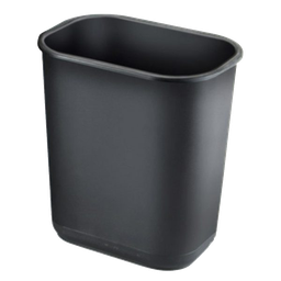 [LIM96] BASURERO PLASTICO P/OFICINA NEGRO