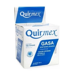 [MED150] GASA DE 7.5X7.5 100 UNIDADES
