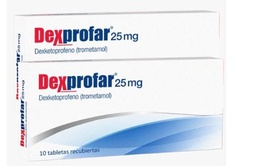 [MED156] DEXPROFAR 25MG BLISTER/10 (DEXKETOPROFENO TROMETAMOL)