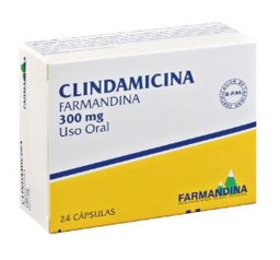 [MED158] CLINDAMICINA 300MG CAJA/24 (FARMANDINA)