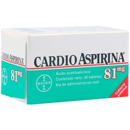 [MED17] CARDIO ASPIRINA 81 MG 30