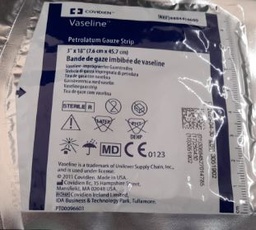 [MED36] GASAS IMPREGNADAS DE PETROLATO (VASELINA) (INTER)
