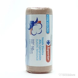 [MED57] VENDA ELASTICA SUPERIOR DE 4" (10CMS) X 5 MTS