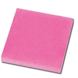 [OFI1636] NOTA ADHESIVA ROSADO NEON 3X3