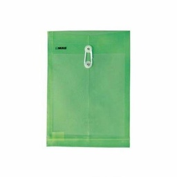 [OFI1821] SOBRE PLASTICO CON PITA CARTA SHAV VERDE