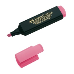 [OFI1825] MARCADOR RESALTADOR ROSADO FABER CASTELL