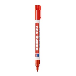 [OFI1953] MARCADOR PERMANENTE EDDING 400 P/FINA ROJO