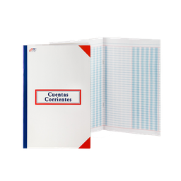 [OFI2050] LIBRO CUENTAS CORRIENTES 3 COLUMNAS, 100H