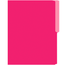[OFI250] FOLDER INTERIOR CARTA COLOR ROSADO