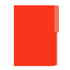 [OFI256] FOLDER INTERIOR OFICIO COLOR NARANJA