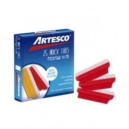 [OFI264] INDEX TABS AUTO ADHESIVO COLOR ROJO