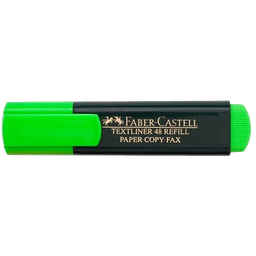 [OFI27] MARCADOR FLUORECENTE VERDE FABER CASTELL (01157)