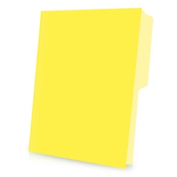 [OFI307] FOLDER INTERIOR CARTA COLOR AMARILLO
