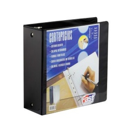 [OFI348] CARTAPACIO DE 4" PANORAMICO NEGRO