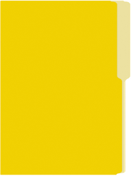 [OFI399] FOLDER INTERIOR OFICIO COLOR AMARILLO