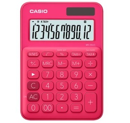 [OFI524] CALCULADORA DE ESCRITORIO CASIO MS-20UC-RD 12D FUCCIA (11983-F)
