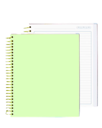 [OFI549] CUADERNO  ESPIRAL  1/2 CARTA LÍNEAS #2 (05728-R)