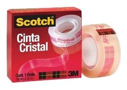 [OFI605] DESCONTINUADO TAPE SCOTCH CINTA CRISTAL 1820B 18MM X 20 M