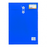 [OFI641] FOLDER PLASTICO C/PITA OFICIO CELESTE 