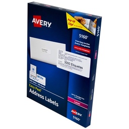 [OFI672] ETIQUETA LASER 1X2-5/8" EVERY 5160