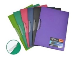 [OFI684] FOLDER PLASTICO T/CARTA FONDO ROJO