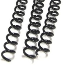 [OFI687] ESPIRAL PLASTICO NEGRO 1 1/8"