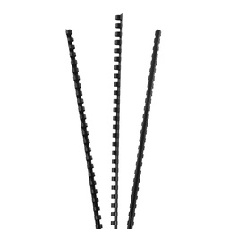 [OFI693] ESPIRAL PLASTICO NEGRO 3/8" P/50H