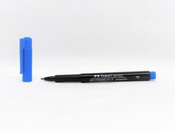 [OFI701] MARCADOR PTO. FINO FABER CASTELL AZUL