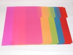 [OFI741] FOLDER PLASTICO COLORES T/CARTA C/PITA
