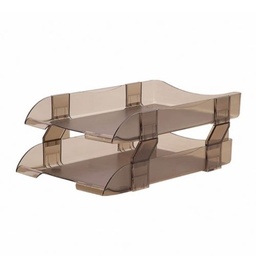 [OFI761] PAPELERA ACRILICA 2 NIVELES