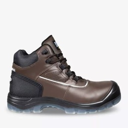 [SEG103] ZAPATO CON PUNTA/SEGURIDAD CAFE MARS-EH 